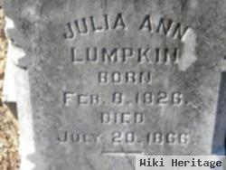 Julia Ann Cornett Lumpkin