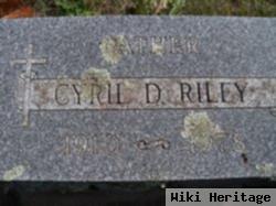 Cyril D Riley