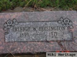 Arleigh Wilbur Hoisington