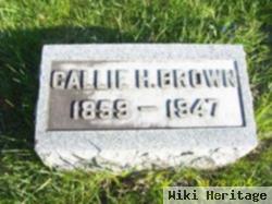 Caroline "callie" Hutchinson Brown