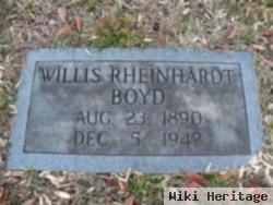 Willis Rheinhardt Boyd, Sr