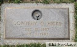 Dorothy G. Hicks