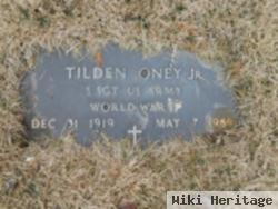 Tilden Oney, Jr