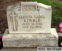 Cliffta Carol Kimble