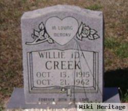 Willie Ida Howell Creek