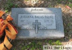 Johanna "johnnie" Balas Payne