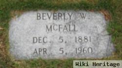 Beverly W Mcfall