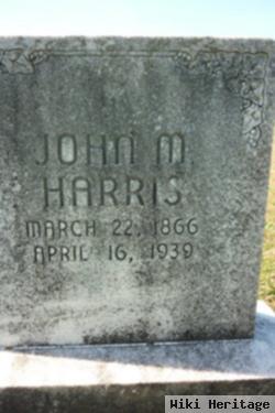 John M Harris