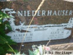 Alice M Niederhauser