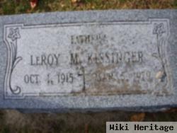 Leroy M Kissinger