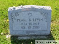 Mrs Pearl Krasnow Levin