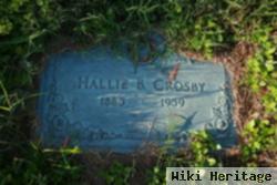 Hallie B Crosby