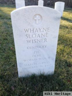 Whayne Sloane Wisner