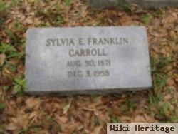 Sylvia E. Franklin Carroll