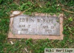 Edwin W. Pape