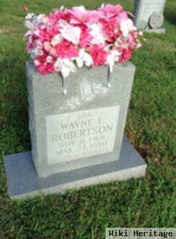 Wayne E Robertson