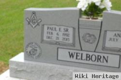 Paul Eugene Welborn, Sr