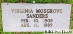 Virginia Mosgrove Sanders