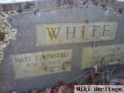 Mary E Wimberly White