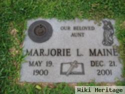 Marjorie L Maine