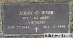 Jerry O Webb