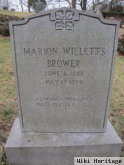 Marion Willetts Brower