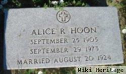 Alice R Kissinger Hoon