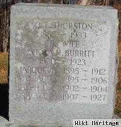 Harriet Viola Burritt Thurston