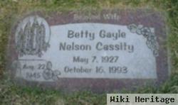 Betty Gayle Nelson Cassity