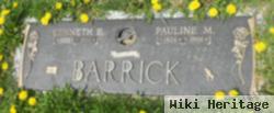 Kenneth E Barrick