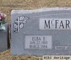 Elba Eugene Mcfarland