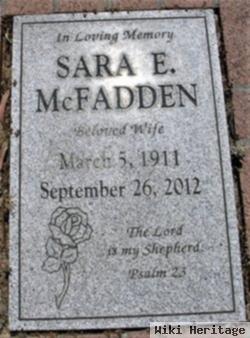 Sara Elizabeth Cass Mcfadden