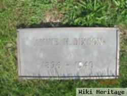 Annie H. Dixson