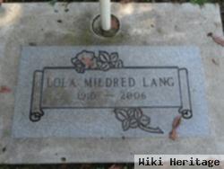 Lola Mildred English Lang