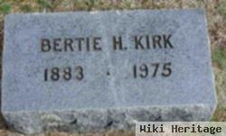 Bertie H Kirk