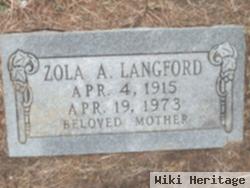 Zola A. Collins Langford