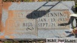 Billy Gene Henning