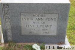 Lydia Ann "liddy" Pond Peavy