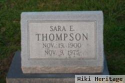 Sara E Thompson