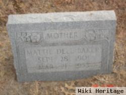 Mattie Dell Weaver Baker