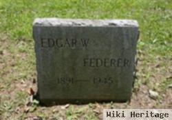 Edgar W Federer