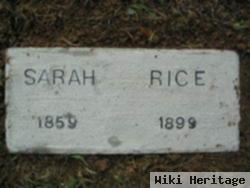 Sarah Patton Rice