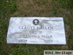 Gladys I Allen Vader