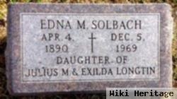 Edna M Longtin Solbach