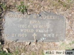 Charles M Correll