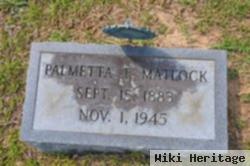 Palmetta Taylor Matlock