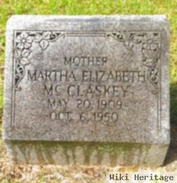 Martha Elizabeth Hawthorne Mcclaskey