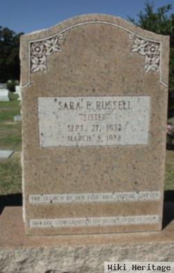 Sarah Ernestine Russell