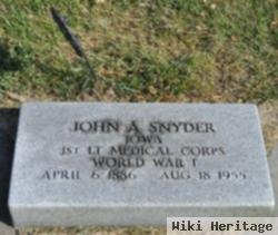 Dr John A. Snyder