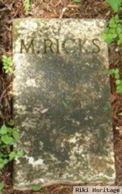 Martha Hurd Jones Ricks